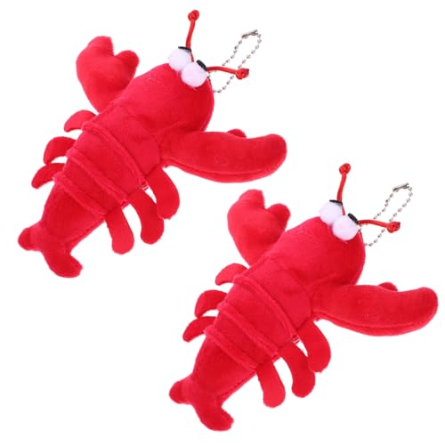CIYODO 1Stück Kreatives Plüsch Anhänger Rote Plüschtier Dekorative Anhänger Für Taschen Rücksäcke Und Schlüssel Niedliche Stofftiere Für Sammler CIYODO 1Stück Kreatives Plüsch Anhänger Rote Plüschtier Dekorative Anhänger Für Taschen Rücksäcke Und Schlüssel Niedliche Stofftiere Für Sammler von CIYODO
