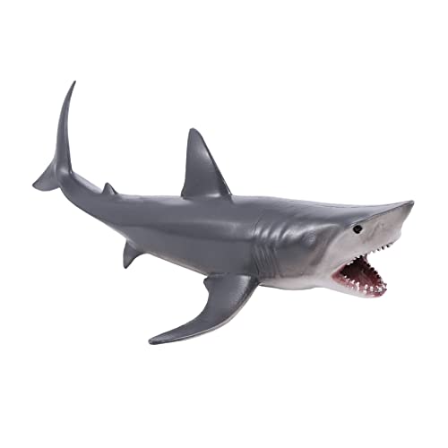 CIYODO 1 Stück Simulation Hai-Modell Aus Kunststoff Realistische Meerestier-Form Für Kinderspiel Und Pädagogische Zwecke von CIYODO