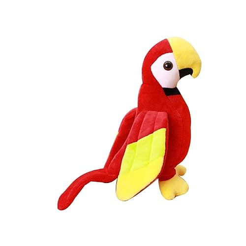 CIYODO 1Stück Plüsch Papagei Realistisches Stofftier für Vogelpuppe Party Deko Kinderzimmer und Spielspaß Sicheres und Langlebiges Material von CIYODO