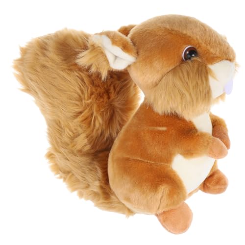 CIYODO Eichhörnchen Kuscheltier Plüschpuppe Cartoon-Spielzeug Gefülltes Ornament Dekoration Für Sofa Tisch Schlafzimmer Auto CIYODO Eichhörnchen Kuscheltier Plüschpuppe Cartoon-Spielzeug Gefülltes Ornament Dekoration Für Sofa Tisch Schlafzimmer Auto von CIYODO
