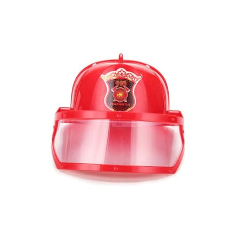 CIYODO Pädagogisches Rollenspiel-sicherheitshelm-spielzeug Roter Feuerschutzhut Kinder-performance-requisiten Bequem Für Kinder von CIYODO