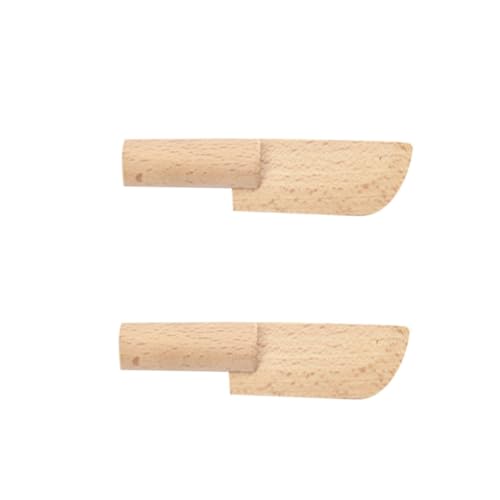 CIYODO 2 STÜCK Holzspielzeug Küchenmesser aus Buchenholz Simuliertes Schneide für Rollenspiele und Kreative Aktivitäten im Kinderzimmer S CIYODO 2 STÜCK Holzspielzeug Küchenmesser aus Buchenholz Simuliertes Schneide für Rollenspiele und Kreative Aktivitäten im Kinderzimmer S von CIYODO