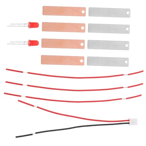 CIYODO 2 Sätze DIY Obstbatterie Experimentierset Kreatives Physik Kit zur Herstellung von Kartoffel und Zitronenbatterien für LED Lampe Lernspielzeug und Umweltbewusstsein von CIYODO