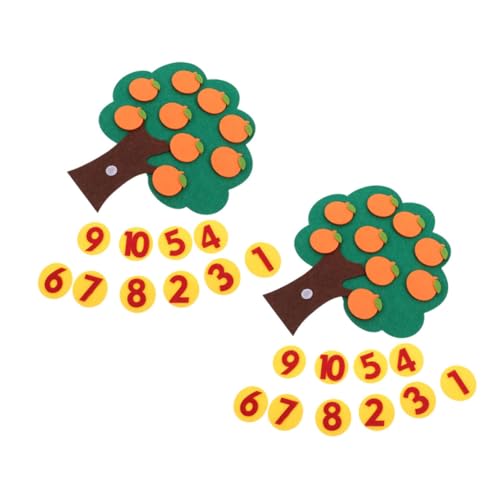 CIYODO 2 Sätze Frühes Lernspielzeug Filz Orangenbaum Zahlen Lernspiel Kindergarten Vorschule Matheaktivitäten Interaktives Zählspielzeug für Kreative Zahlenkombinationen Fördern CIYODO 2 Sätze Frühes Lernspielzeug Filz Orangenbaum Zahlen Lernspiel Kindergarten Vorschule Matheaktivitäten Interaktives Zählspielzeug für Kreative Zahlenkombinationen Fördern von CIYODO