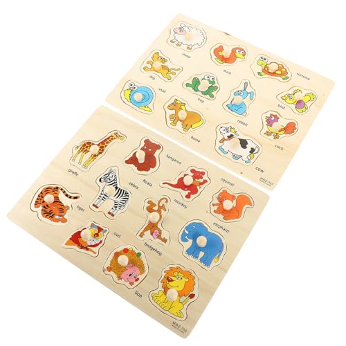 CIYODO 2 Sätze Holzpuzzle für Teiliges Montessori Fördert Hand Augen Koordination Farbenfrohe Gestaltung Sicheres Design mit Glatten Kanten für Kleinkinder und Vorschulkinder CIYODO 2 Sätze Holzpuzzle für Teiliges Montessori Fördert Hand Augen Koordination Farbenfrohe Gestaltung Sicheres Design mit Glatten Kanten für Kleinkinder und Vorschulkinder von CIYODO