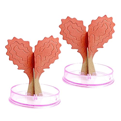 CIYODO 2 Sätze Liebesbaumspielzeug spielzeuge Valentinstagstafel Herzstück Wohnkultur Valentinstagdekoration Heimdekoration Muttertagsbaum -Ornamente Verzierung zum Muttertag Papier Rosa von CIYODO