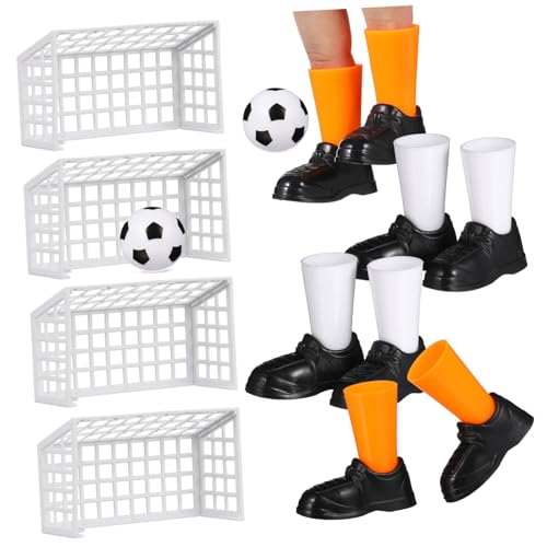 CIYODO 2 Satz Fingerfußballspiel Set für Interaktives Tischfußballspiel Schuhen Fördert Hand Augen Koordination und Aktives von CIYODO
