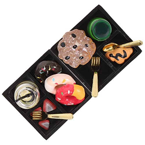 CIYODO 2 Sets Mini-nachmittagstee – Miniatur-Ornament Aus Harzmaterial Für Die Hausdekoration Für Rollenspiele Für Kinder von CIYODO