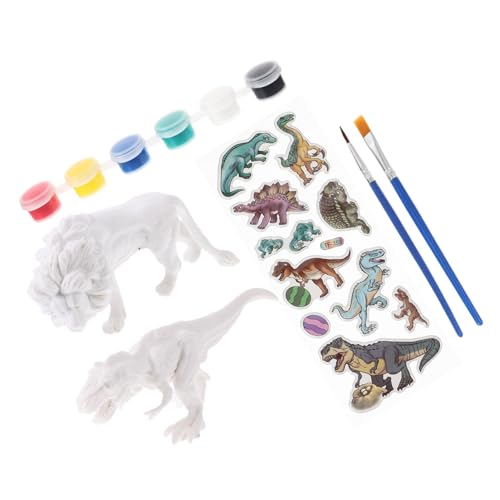 CIYODO 2 Sätze DIY Graffiti Dinosaurier Spielzeug Für Kinder Dinosaurier Modell Spielzeug Kinderbedarf Vinylmaterial Langlebig CIYODO 2 Sätze DIY Graffiti Dinosaurier Spielzeug Für Kinder Dinosaurier Modell Spielzeug Kinderbedarf Vinylmaterial Langlebig von CIYODO