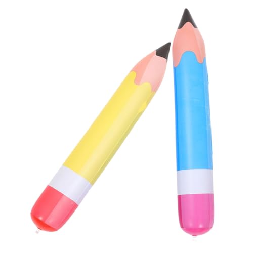 CIYODO 2 Stück Aufblasbare Bleistiftballons Farbenfrohe Deko für Schule und Partys Wiederverwendbare Luftballons Gelb und Blau Dekoration für Schulanfang und Feierlichkeiten CIYODO 2 Stück Aufblasbare Bleistiftballons Farbenfrohe Deko für Schule und Partys Wiederverwendbare Luftballons Gelb und Blau Dekoration für Schulanfang und Feierlichkeiten von CIYODO