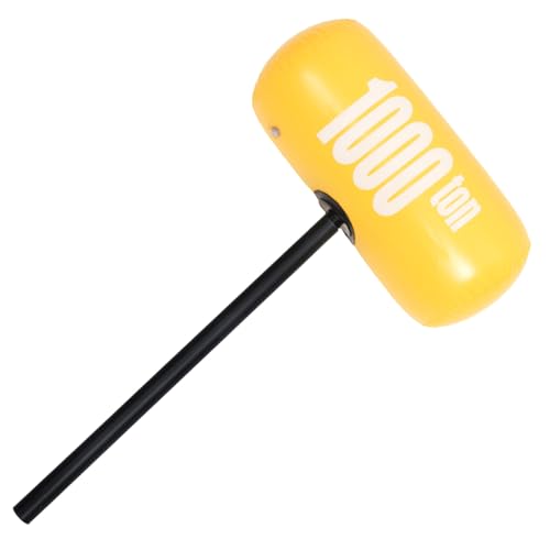 CIYODO 2 Stück Aufblasbarer Großer Gelber Hammer Spielzeughammer für Party Kostüm Cosplay Geburtstag Indoor Outdoor Sicherheitsspielzeug CIYODO 2 Stück Aufblasbarer Großer Gelber Hammer Spielzeughammer für Party Kostüm Cosplay Geburtstag Indoor Outdoor Sicherheitsspielzeug von CIYODO