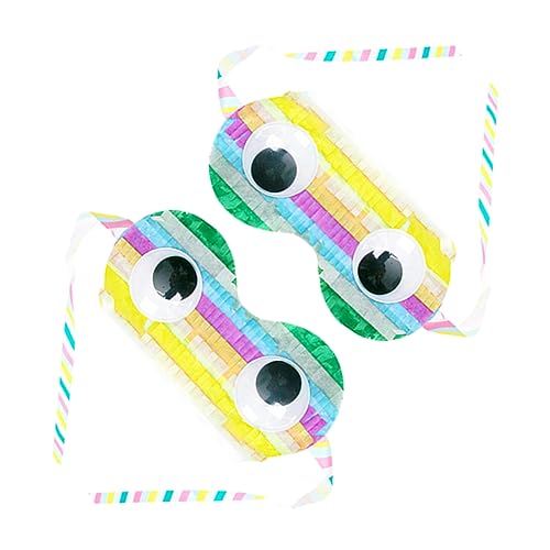 CIYODO 2 Stück Augenmaskenspielzeug Pinata-Augenabdeckung Geburtstagsfeier Maskerade Maske Papiermaske für Gesellschaftsspiele Pinata- CIYODO 2 Stück Augenmaskenspielzeug Pinata-Augenabdeckung Geburtstagsfeier Maskerade Maske Papiermaske für Gesellschaftsspiele Pinata- von CIYODO