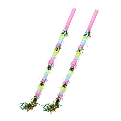 CIYODO 2 Stück Bunte Pinata Sticks für Kindergeburtstag Festliche Dekoration für Geburtstagspartys und Feiern zum Zerschlagen von Süßigkeiten Pinatas CIYODO 2 Stück Bunte Pinata Sticks für Kindergeburtstag Festliche Dekoration für Geburtstagspartys und Feiern zum Zerschlagen von Süßigkeiten Pinatas von CIYODO
