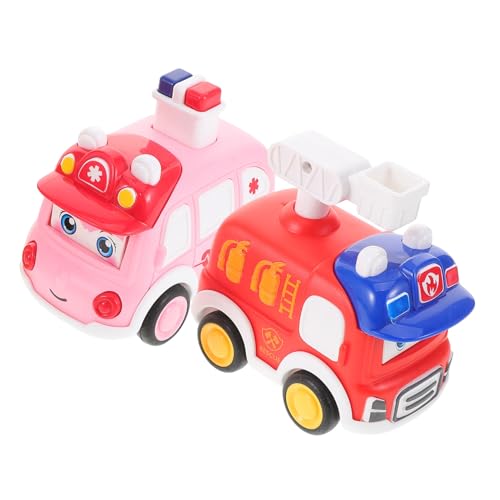 CIYODO 2 Stück Cartoon Auto Niedliche Plastik Krankenwagen und Feuerwehrauto für Kleinkinder für Leicht und Handlich ohne Batterien Sicher Stabilem Material CIYODO 2 Stück Cartoon Auto Niedliche Plastik Krankenwagen und Feuerwehrauto für Kleinkinder für Leicht und Handlich ohne Batterien Sicher Stabilem Material von CIYODO