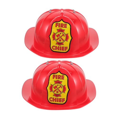CIYODO 2 Stück Feuerwehrhelm Rot Realistisch Gestaltete Feuerwehrmützen für Mädchen und Jungen Ergonomisch Geformt für Sicheren Sitz für Kostümpartys und Rollenspiele CIYODO 2 Stück Feuerwehrhelm Rot Realistisch Gestaltete Feuerwehrmützen für Mädchen und Jungen Ergonomisch Geformt für Sicheren Sitz für Kostümpartys und Rollenspiele von CIYODO