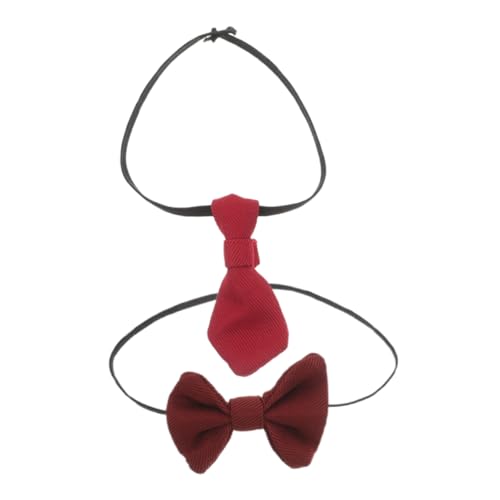 CIYODO 2 Stück Fliege für Puppen Kostüm Zubehör Dekoration für Puppenstuben und Kreative Bastelprojekte Rot CIYODO 2 Stück Fliege für Puppen Kostüm Zubehör Dekoration für Puppenstuben und Kreative Bastelprojekte Rot von CIYODO