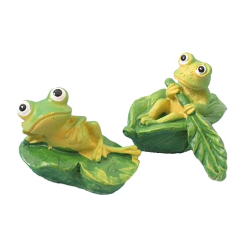 CIYODO Mini-froschfiguren Harz- Entzückende Froschstatuen Für Räume Desktop- von CIYODO
