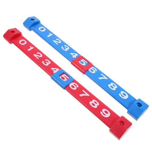 CIYODO 2 Stück Großer Torschütze Zahlen Spiel Partituren Tischfußball Zähler Tischfußball-scorekeeper Anzeigetafel Schalter Fußballtisch-ergebniszähler Foosball -tischzubehör Die Hüften von CIYODO