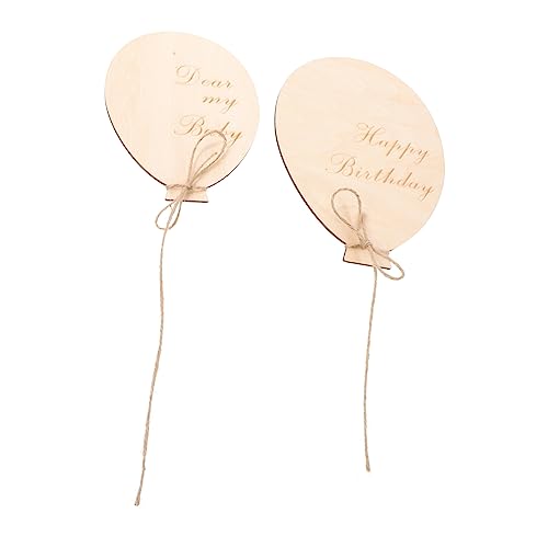 CIYODO 2 Stück Heißluftballon Wandtattoo Alles zum Geburtstag Ballon Geburtstagsdekorationen für Frauen Pastell Alles zum Geburtstag-Schild für die Wand Wanddekoration hölzern CIYODO 2 Stück Heißluftballon Wandtattoo Alles zum Geburtstag Ballon Geburtstagsdekorationen für Frauen Pastell Alles zum Geburtstag-Schild für die Wand Wanddekoration hölzern von CIYODO