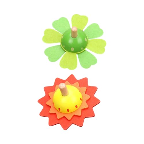 CIYODO 2 Stück Holz Farbenfrohe Rotationsspielzeuge für Druckentlastung und Kreative Spielmöglichkeiten für Geburtstagsgeschenke und Partys CIYODO 2 Stück Holz Farbenfrohe Rotationsspielzeuge für Druckentlastung und Kreative Spielmöglichkeiten für Geburtstagsgeschenke und Partys von CIYODO