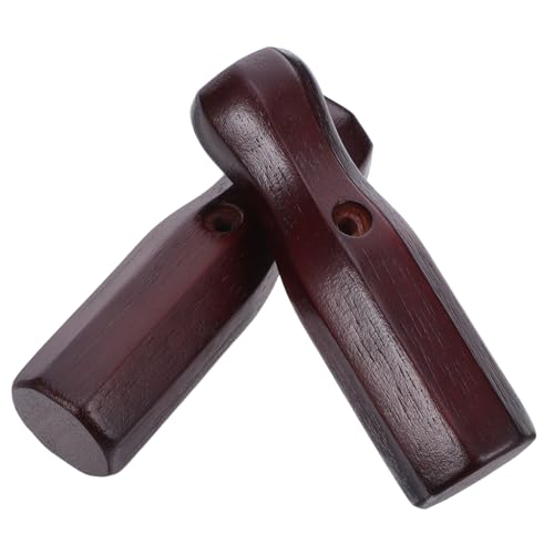 CIYODO 2 Stück Holz Tischfußballgriffe Octagonal rutschfest Langlebig Komfortabel Ersatzgriffe für Tischfußball Maschinen für Zuhause Büro Bar von CIYODO