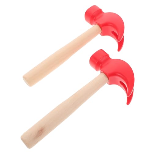 CIYODO Holzhammer Spielzeug für Kinder rutschfest 2 Stück Lernspielzeug Simulation Werkzeug Sicher und Langlebig CIYODO Holzhammer Spielzeug für Kinder rutschfest 2 Stück Lernspielzeug Simulation Werkzeug Sicher und Langlebig von CIYODO