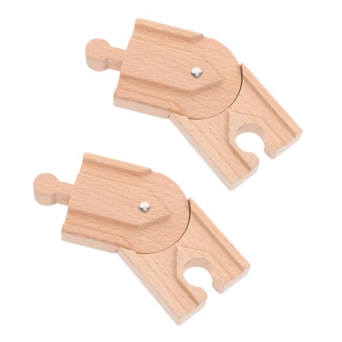 CIYODO 2 Stück Holzschienen Ersatzteile Teiliges für DIY Holzeisenbahn Zubehör Natürliche Holzmaterialien Kompatibel mit Spielzeugzug Kreatives Schienenerweiterungsspielzeug für Ab CIYODO 2 Stück Holzschienen Ersatzteile Teiliges für DIY Holzeisenbahn Zubehör Natürliche Holzmaterialien Kompatibel mit Spielzeugzug Kreatives Schienenerweiterungsspielzeug für Ab von CIYODO