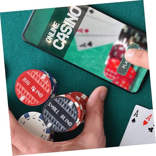 CIYODO 2 Stück Keramik Dealer Chips Runde Poker Buttons Langlebig und Leicht für Poker Spiele und Turniere Geeignet für Indoor und Outdoor Partys Praktische Spielzubehör Replacement Chips CIYODO 2 Stück Keramik Dealer Chips Runde Poker Buttons Langlebig und Leicht für Poker Spiele und Turniere Geeignet für Indoor und Outdoor Partys Praktische Spielzubehör Replacement Chips von CIYODO