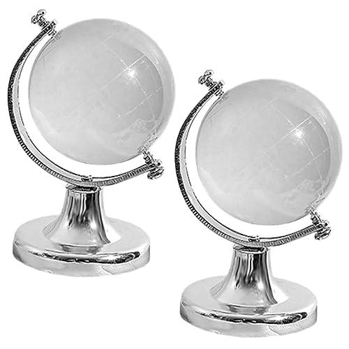CIYODO 2 Stück Kristallkugel Erdkugel Weltkarte World map Schreibtisch-Ornament Wohnzimmerdekoration plastiktisch raumdeko rotierende Weltkugel runder Kartenglobus künstlicher Kristall CIYODO 2 Stück Kristallkugel Erdkugel Weltkarte World map Schreibtisch-Ornament Wohnzimmerdekoration plastiktisch raumdeko rotierende Weltkugel runder Kartenglobus künstlicher Kristall von CIYODO