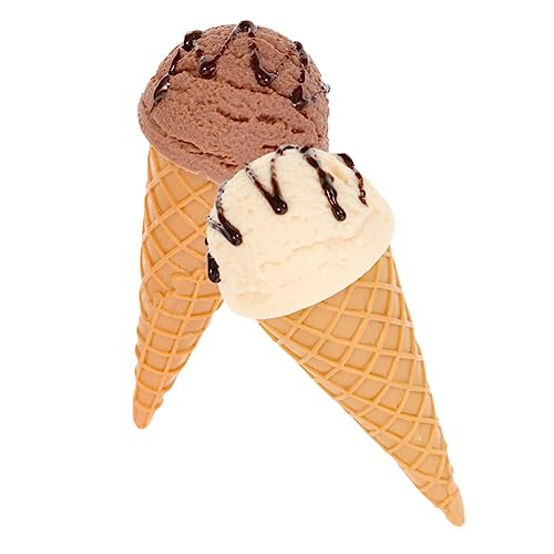 CIYODO 2 Stück Künstliche Eistüten Modelle Eiskrem Dekorationsartikel für Fotografie und Laden Displays Partys und Tischdekoration CIYODO 2 Stück Künstliche Eistüten Modelle Eiskrem Dekorationsartikel für Fotografie und Laden Displays Partys und Tischdekoration von CIYODO