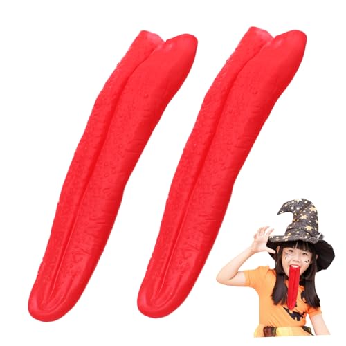 CIYODO 2 Stück Lange Requisiten Realistische Rote Cosplay Requisiten Partys und Bühnenauftritte Lustige Dekoration für Festivals CIYODO 2 Stück Lange Requisiten Realistische Rote Cosplay Requisiten Partys und Bühnenauftritte Lustige Dekoration für Festivals von CIYODO