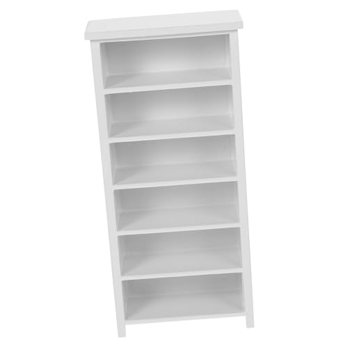 CIYODO 2 Stück Mini Holz Bücherregal Simulation Bücherregal Puppenhaus Möbel Ornamente von CIYODO