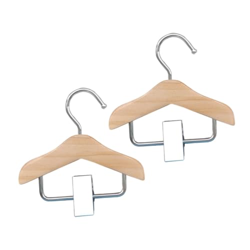CIYODO 2 Stück Mini Kleiderbügel aus Holz für Haustierkleidung rutschfeste Kleine Aufhänger für Hunde und Katzenmäntel Leichter Strapazierfähiger Garderobenbügel für Unterwegs und CIYODO 2 Stück Mini Kleiderbügel aus Holz für Haustierkleidung rutschfeste Kleine Aufhänger für Hunde und Katzenmäntel Leichter Strapazierfähiger Garderobenbügel für Unterwegs und von CIYODO