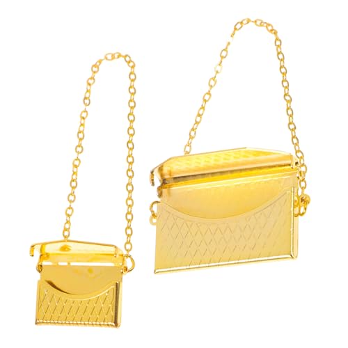 CIYODO 2 Stück Mini-Puppenhaus-Zubehör Tasche Beutel Miniatur klein Stütze doll Accessories Puppen Accessoires Puppenhaus-Fotografie-Requisiten Mikroszenenverzierung Legierung Golden CIYODO 2 Stück Mini-Puppenhaus-Zubehör Tasche Beutel Miniatur klein Stütze doll Accessories Puppen Accessoires Puppenhaus-Fotografie-Requisiten Mikroszenenverzierung Legierung Golden von CIYODO