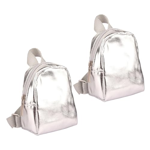 CIYODO 2 Stück Mini Puppenrucksäcke mit Reißverschluss Mini Schulrucksäcke für Puppen Robuste Farbenfrohe Miniatur-rucksäcke für Rollenspiele und DIY-Dekorationen CIYODO 2 Stück Mini Puppenrucksäcke mit Reißverschluss Mini Schulrucksäcke für Puppen Robuste Farbenfrohe Miniatur-rucksäcke für Rollenspiele und DIY-Dekorationen von CIYODO