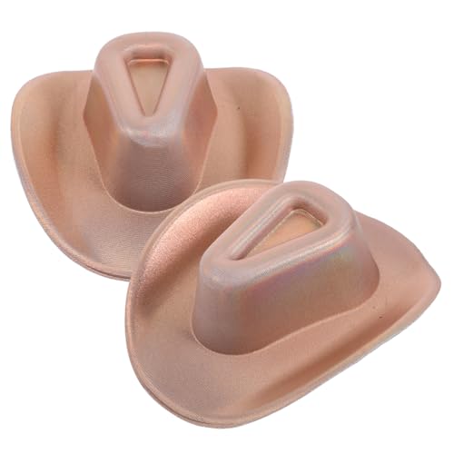 CIYODO 2 Stück Mini-cowboyhut Kleine Hüte Für Kuchendekor Austauschbare Minihüte Mall-hut Dekorative Miniaturhüte Hut Für Minihauspuppe Miniaturhut Entzückende Hüte Plastik Golden CIYODO 2 Stück Mini-cowboyhut Kleine Hüte Für Kuchendekor Austauschbare Minihüte Mall-hut Dekorative Miniaturhüte Hut Für Minihauspuppe Miniaturhut Entzückende Hüte Plastik Golden von CIYODO