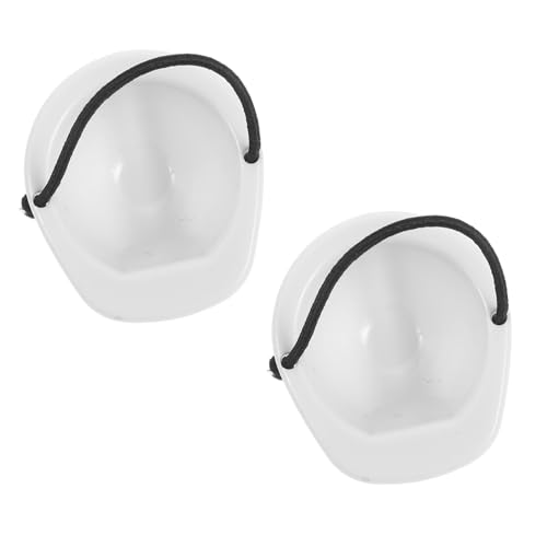 CIYODO 2 Stück Miniatur Bauhelm mit Verstellbarem Federseil Leichter Schutzhelm für Kleine Haustiere und Puppen Flexibel Anpassbar für Outdoor und Bastelprojekte Weiße Kunststoff Helme CIYODO 2 Stück Miniatur Bauhelm mit Verstellbarem Federseil Leichter Schutzhelm für Kleine Haustiere und Puppen Flexibel Anpassbar für Outdoor und Bastelprojekte Weiße Kunststoff Helme von CIYODO