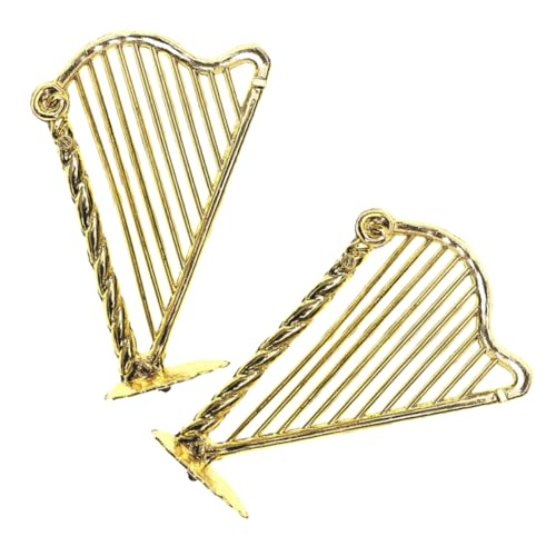 CIYODO 2 Stück Miniatur Mini Musikinstrument Modell für Puppenhaus Dekoration Sammlerstück und Lehrreiches für Innenräume von CIYODO