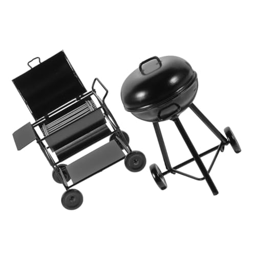 CIYODO 2 Stück Miniature BBQ Grill Teiliges aus Realistische Miniatur Tragbar und Leicht Puppenhaus Zubehör für Kleine Küchen Detailgetreuer Retro Grill für Puppenhaus Dekoration CIYODO 2 Stück Miniature BBQ Grill Teiliges aus Realistische Miniatur Tragbar und Leicht Puppenhaus Zubehör für Kleine Küchen Detailgetreuer Retro Grill für Puppenhaus Dekoration von CIYODO