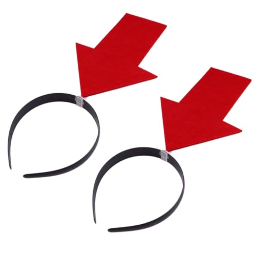CIYODO 2 Stück Pfeilkopf Haarschmuck Lustige Haarreifen für Erwachsene für Fotos Kostümpartys und Feiertage aus Leichtem und Sicherem Material von CIYODO