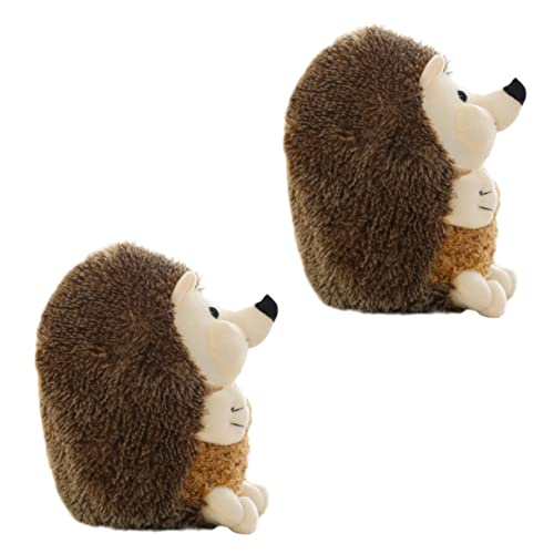 CIYODO 2 Stück Plüsch -Igelspielzeug Neugeborenes Babyspielzeug sensorisches Kleinkind Igel Stofftiere kleine Igelpuppe Simulation Igel Plüschtier Brown CIYODO 2 Stück Plüsch -Igelspielzeug Neugeborenes Babyspielzeug sensorisches Kleinkind Igel Stofftiere kleine Igelpuppe Simulation Igel Plüschtier Brown von CIYODO