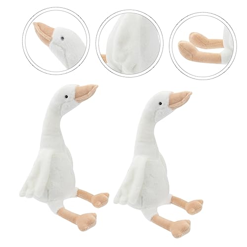 CIYODO 2 Stück Plüschtier Realistische Stofftiere Weiche Kuscheltier Dekoration Beruhigendes für Schmusepuppe und Wohnaccessoire von CIYODO