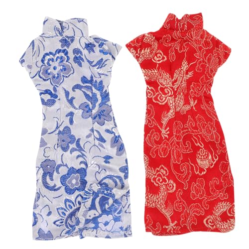 CIYODO 2 Stück Puppenkleidung Puppen Mädchen Miniatur Cheongsam Kostüme Outfits Zartes Puppenkostüm Austauschbares Puppenkleid Zartes Puppenkleid Puppen Cheongsam Für Kompaktes CIYODO 2 Stück Puppenkleidung Puppen Mädchen Miniatur Cheongsam Kostüme Outfits Zartes Puppenkostüm Austauschbares Puppenkleid Zartes Puppenkleid Puppen Cheongsam Für Kompaktes von CIYODO