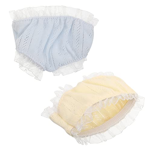 CIYODO 2 Stück Puppenunterwäsche Wiederverwendbare Puppenwindeln für Rollenspiele Kleine Puppenkleidung Spitze für Babypuppen und Puppenzubehör CIYODO 2 Stück Puppenunterwäsche Wiederverwendbare Puppenwindeln für Rollenspiele Kleine Puppenkleidung Spitze für Babypuppen und Puppenzubehör von CIYODO