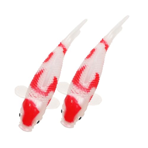 CIYODO 2 Stück Realistische Koi Fisch Figuren Kleine Fische Detailgetreue Miniatur Goldfische für Aquarium Dekoration Einfache Installation Lebensechte Gestaltung für Aquarien und Bonsai CIYODO 2 Stück Realistische Koi Fisch Figuren Kleine Fische Detailgetreue Miniatur Goldfische für Aquarium Dekoration Einfache Installation Lebensechte Gestaltung für Aquarien und Bonsai von CIYODO