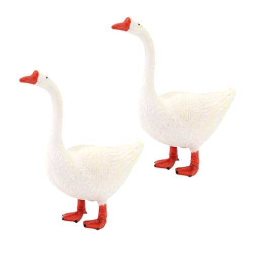 CIYODO 2 Stück Realistische Weiße Gänse Figuren aus Kunststoff Statische Wildtier Miniatur Kindgerechtes Tiermodell für Spiel Sammlung und Garten Dekoration Schadstofffrei und Sicher CIYODO 2 Stück Realistische Weiße Gänse Figuren aus Kunststoff Statische Wildtier Miniatur Kindgerechtes Tiermodell für Spiel Sammlung und Garten Dekoration Schadstofffrei und Sicher von CIYODO