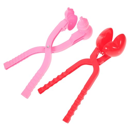 CIYODO 2 Stück Schneeballzange Teilig Winterspielzeug Schneeballformer Clip Schützt Hände Schnelles Formen für Outdoor Schneeballschlachten Geeignet Zufällige Farbe Zufällige Farbe von CIYODO
