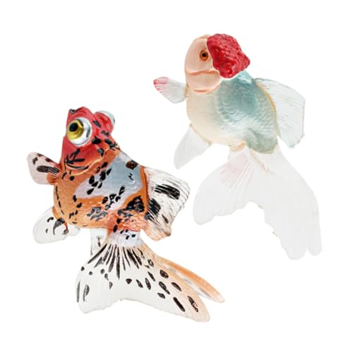 CIYODO 2 Stück Simulierte Figuren Kunstvolle Dekoration für Aquarien und Schreibtische Leichte und Langlebige Modelle aus Stabilen Materialien von CIYODO