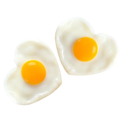 CIYODO 2 Stück Simulierte pochierte Eier Braten spielzeuge deko gefälschte Lebensmittel realistisch Spiegelei-Stütze Künstliche Spiegelei-Requisite Restaurantpropie PVC Weiß CIYODO 2 Stück Simulierte pochierte Eier Braten spielzeuge deko gefälschte Lebensmittel realistisch Spiegelei-Stütze Künstliche Spiegelei-Requisite Restaurantpropie PVC Weiß von CIYODO