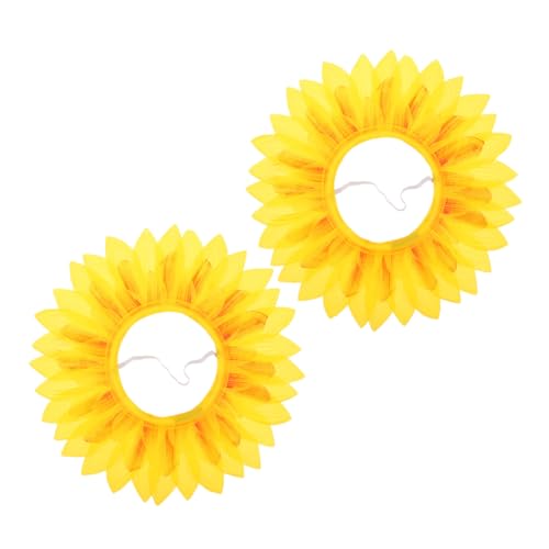 CIYODO 2 Stück Sonnenblumen Kopfteil für Weiches Atmungsaktives Material Einfach Anzuziehen Lustiges Blumen Kostüm Zubehör für Kindergarten Partys und Foto Requisiten CIYODO 2 Stück Sonnenblumen Kopfteil für Weiches Atmungsaktives Material Einfach Anzuziehen Lustiges Blumen Kostüm Zubehör für Kindergarten Partys und Foto Requisiten von CIYODO